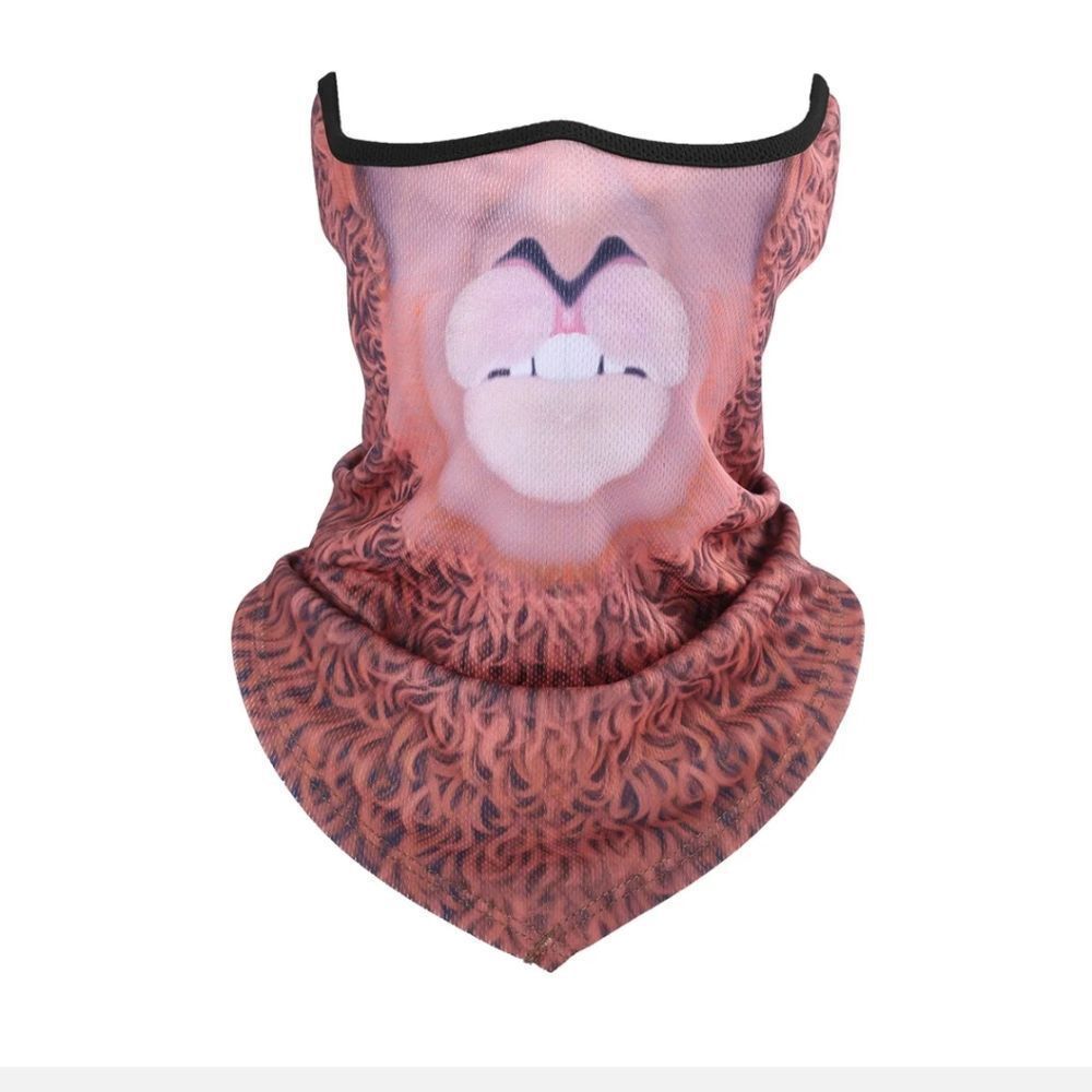 Half Face Mask Motorcycle Cycling Halloween UV Protection Balaclava Neck Scarf